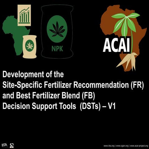 Session 2 fertilizer recommendation and fertilizer blending dst