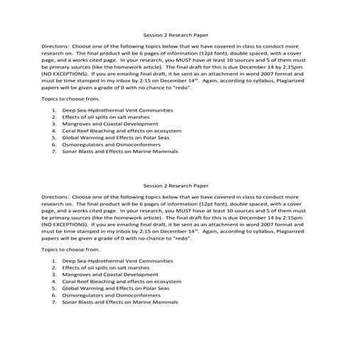 Session 2 research paper