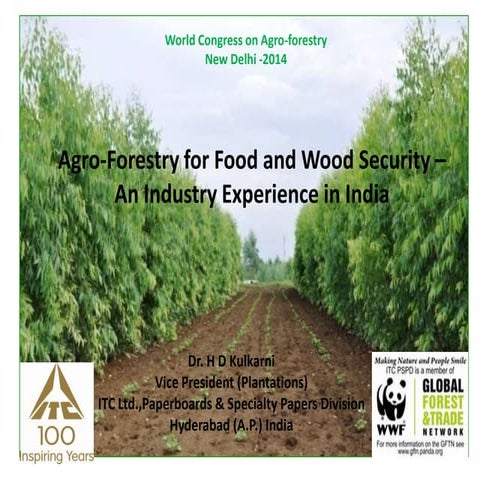 Session 3.1 agroforestry for wood and food security