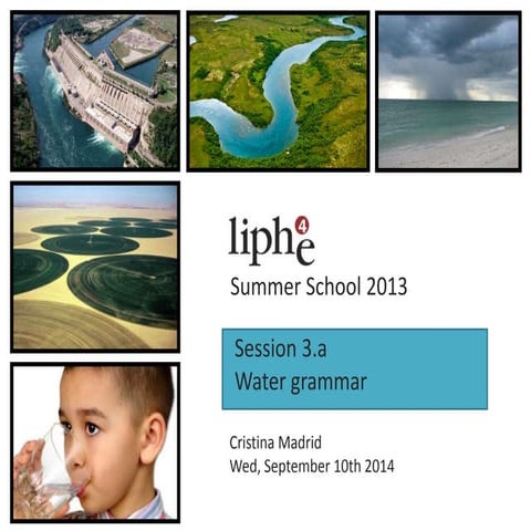 The Water Metabolism of Socio-Ecosystems as a complex issue