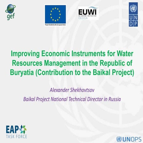 Item 6 Strategic Planning for Water Security and Water-related SDGs ...