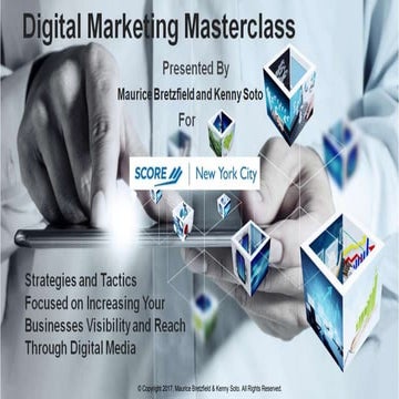 Digital Marketing Master Class Session 3