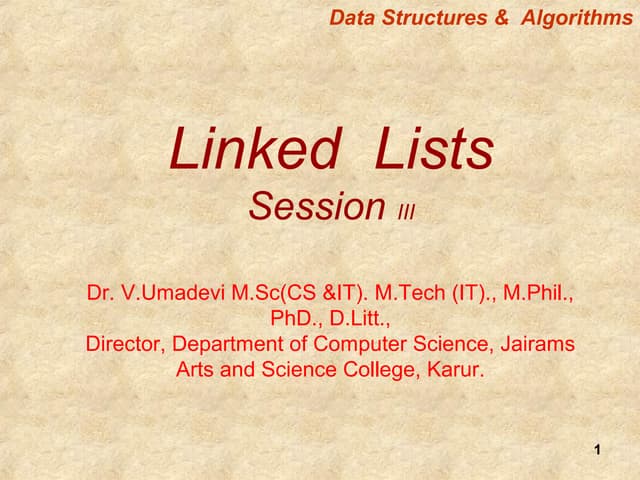 Data Structures 3
