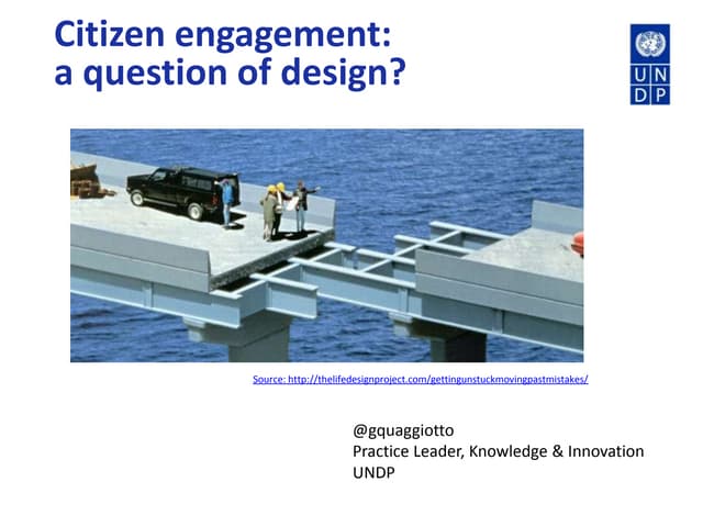 Diplo E-Participation Day, Citizen Engagement a question of design, Giulio, Q...