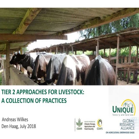 Tier 2 approaches for livestock: A collection of practices