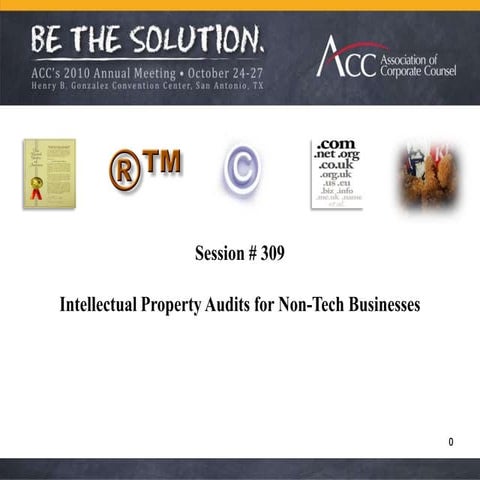 Intellectual Property Audits for Non-Tech Businesses