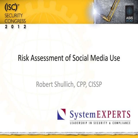 Risk Assessment of Social Media Use v3.01