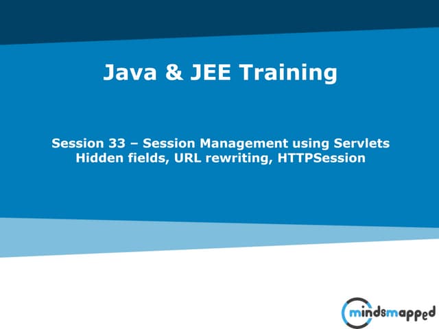 Session 33 - Session Management using other Techniques