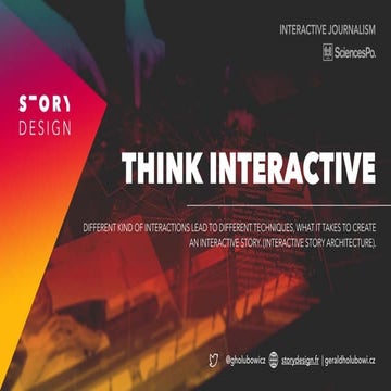 Interactive Journalism - StoryDesign - Think Interactive