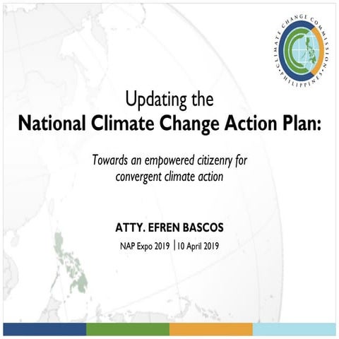 Session 4.5 Updating the National Climate Change Action Plan: Towards ...