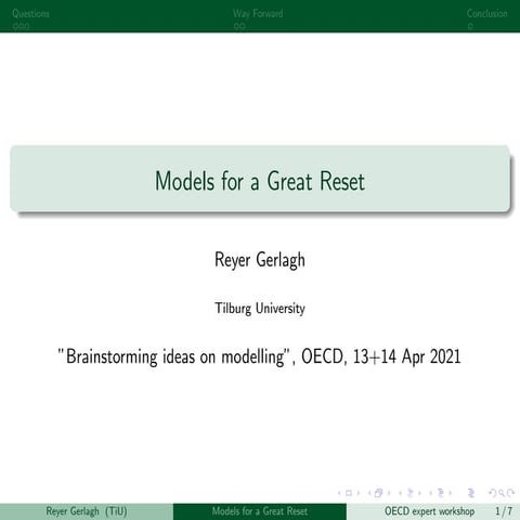 Session 4.4.   reyer gerlagh tilburg university