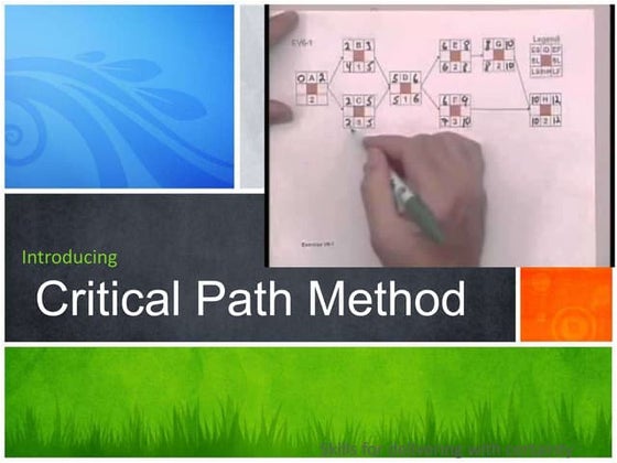 Critical path method | ODP