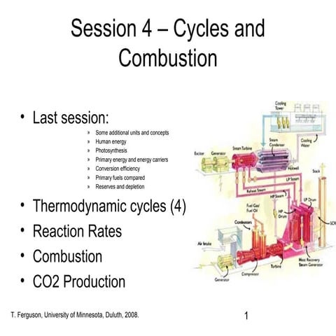 Session 4   cycles and combustion