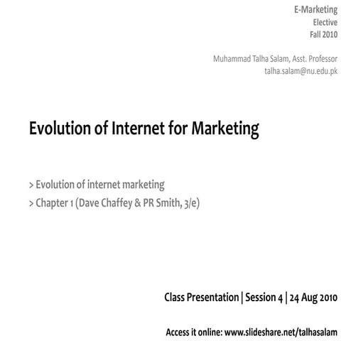 Session 4   E-Marketing - 23 Aug 10