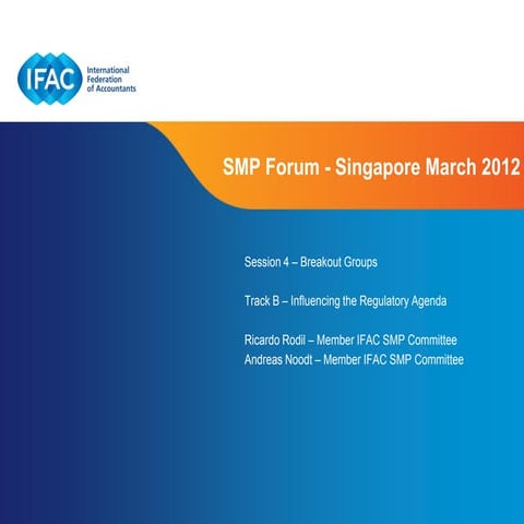 Ricardo Rodil and Andreas Noodt - Influencing the Regulatory Agenda