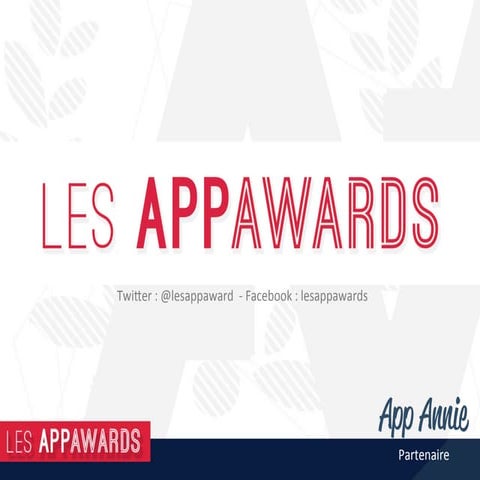 Session 4 Les AppAwards 2016