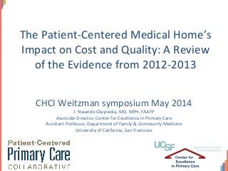 Virtual medical home project abstract Virtual medical home project abstract