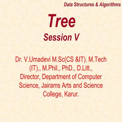 Data Structures 5 | PPT