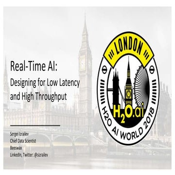 Real-Time AI: Designing for Low Latency and High Throughput - Dr. Sergei Izra...