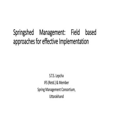 Application of Eight-step Methodology for Reviving Springs and ...