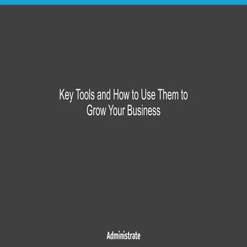 LITE 2018 – Key Tools and How to Use Them to Grow Your Business [Patrick Flan...