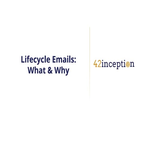 Lifecycle Emails