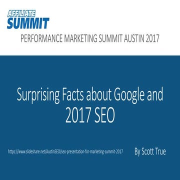 Surprising Facts about Google and 2017 SEO