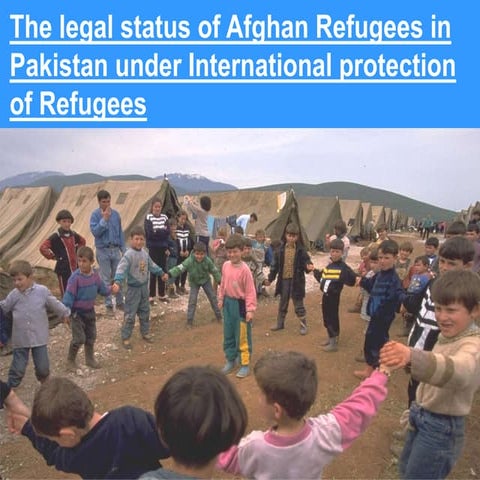 The legal status of Afghan Refugees in Pakistan under International protectio...
