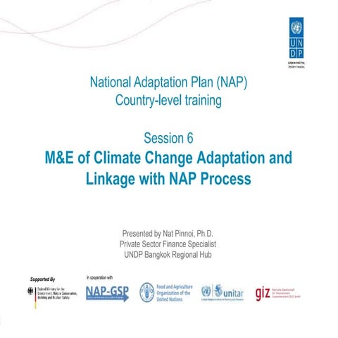 NAP Training Viet Nam - Session 6 Monitoring and Evaluation