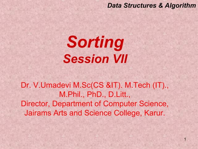 Data Structures 7 Ppt Data Structures 7 Ppt