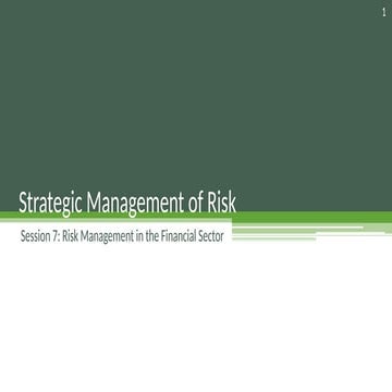 Strategic Management of Risk - Session 7. 2023. student version.pptx