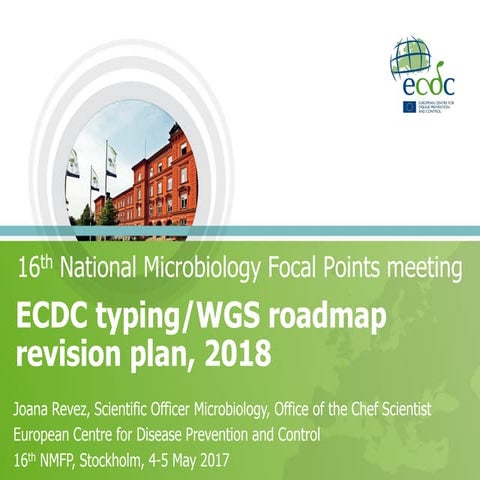 ECDC typing WGS roadmap revision plan, 2018