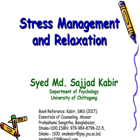 Stress and Time Management
