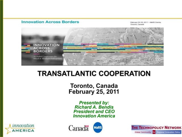 Innovation Across Borders - Session 7  richard bendis
