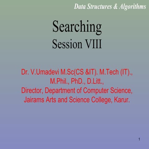 Data Structures 8 | PPT