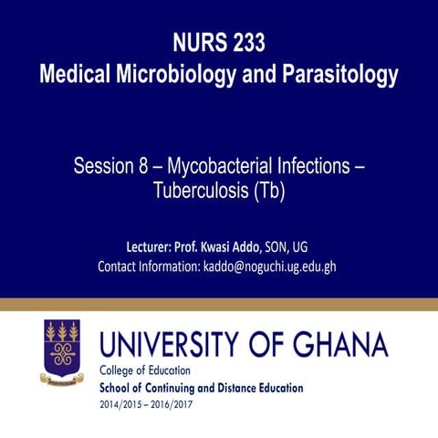 mycobacterial infection tuberculosis (TB)