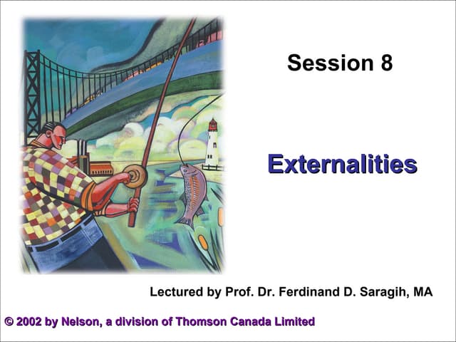 Session 8 externalities
