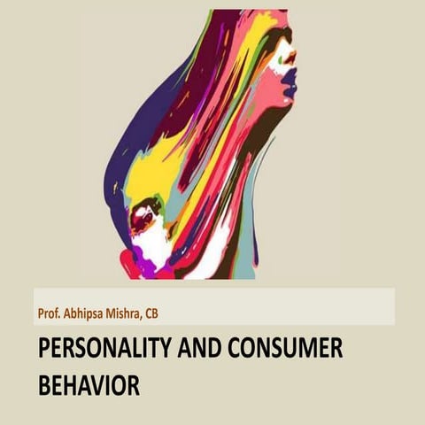 Personality and consumer behavior