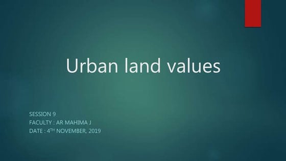 Bid Rent Theory | PDF