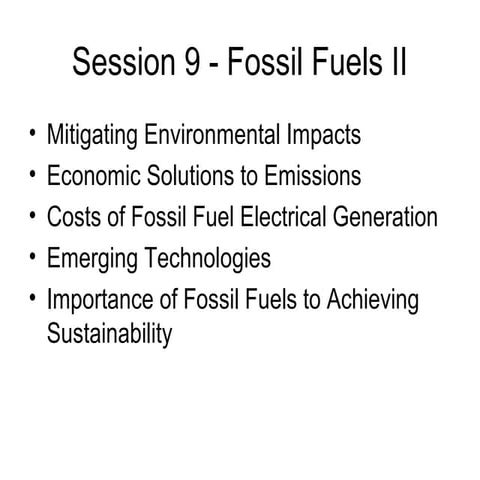 Session 9 fossil energy part ii
