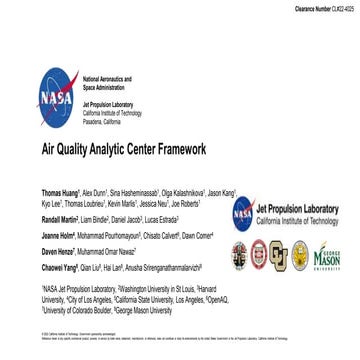 Data Con LA 2022 - Air Quality Analytic Center Framework (AQACF)