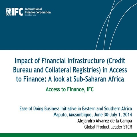 Session 9 ppt 1 wbg access to finance_alejandro(1)