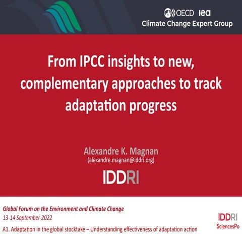 Successful Adaptation to Climate Change | PPTX