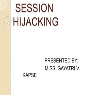 Session hijacking