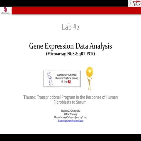 Session ii g1 lab genomics and gene expression mmc-corr | PPTX