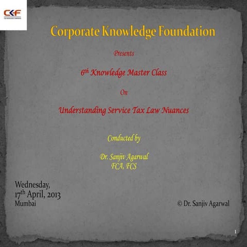 Mumbai Prentation 17.4.2013 (Session III)