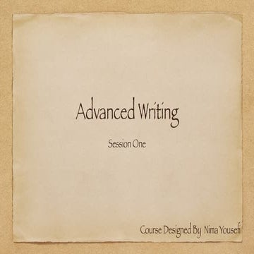 Tips for writing an article. Advanced writing | PDF