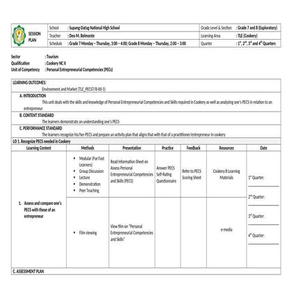 Session Plan 1 - Environment and Market.docx