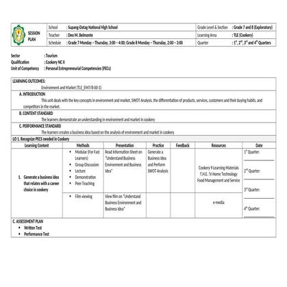 Session Plan 2 - Environment and Market.docx