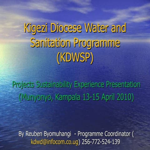 Session SDM - kdwsp Sustainabilty experience presentation